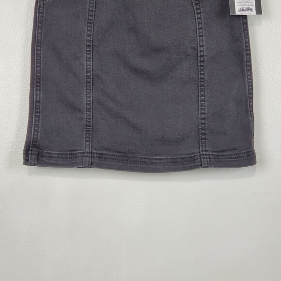 Art Class Girls Black Wash Stretchy Denim Jean Pencil Skirt NEW NWT Size M (7/8) - Picture 3 of 11
